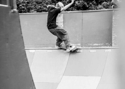 Thomas Cottrell, frontside 50-50.