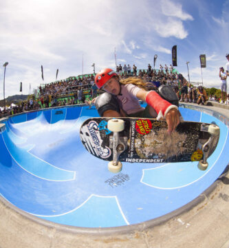 Yeva Butler, frontside air.