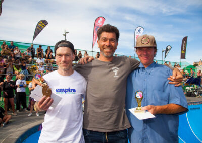 Masters Winners: Chris Wood (3rd), Ramon Thackwell (1st), Von Griffin (2nd)