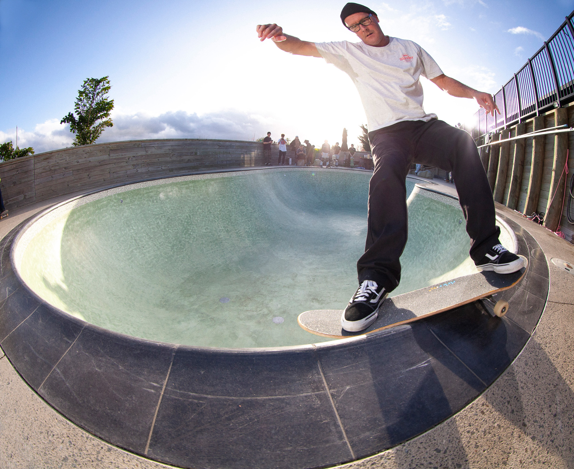 Andrew Morrison, Smith grind.