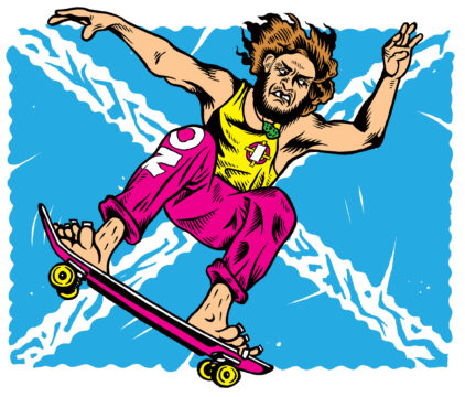 A colourful illustration of Lee Ralph by Andres Jensen.