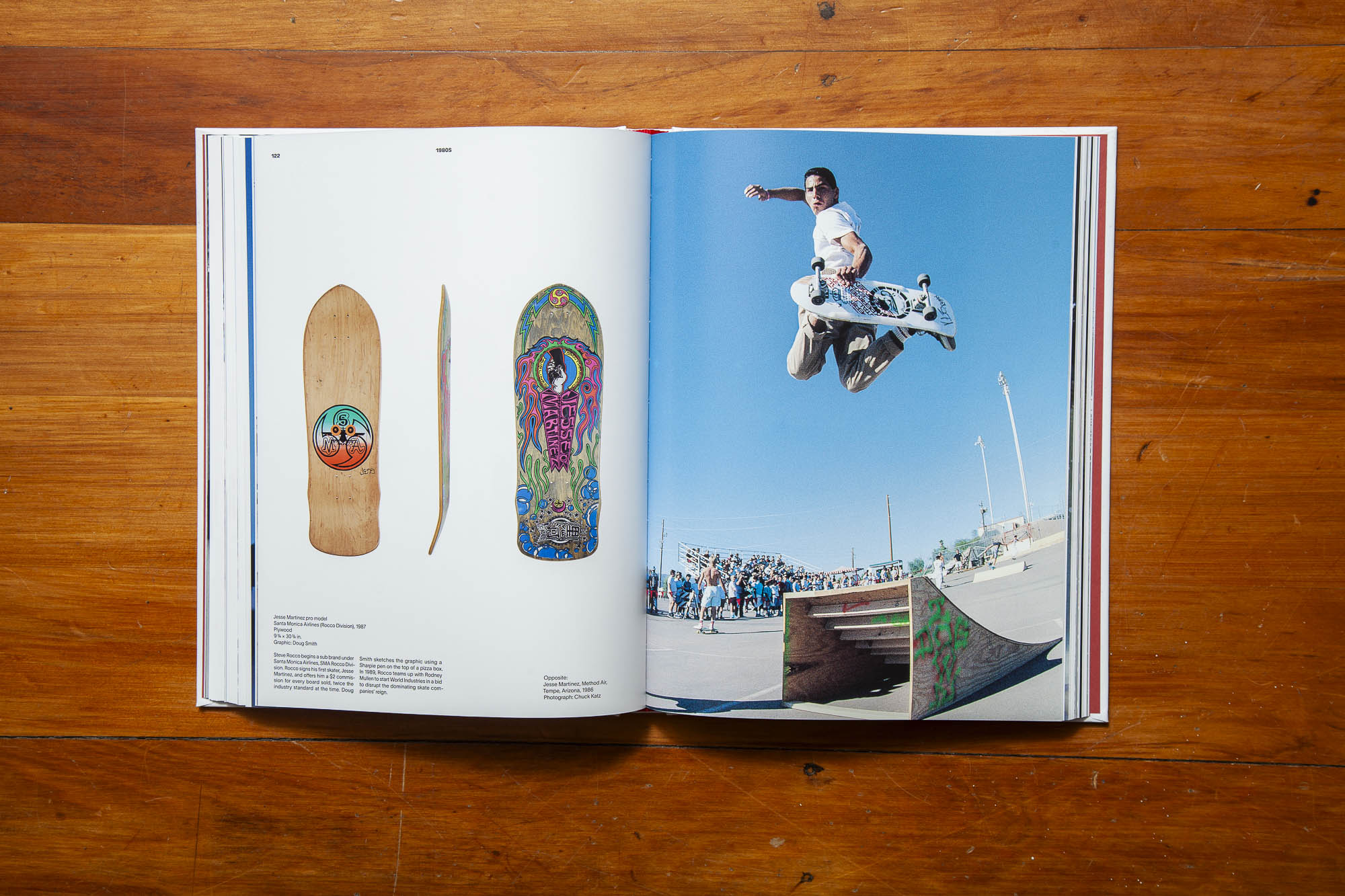 Pages from the new book Skateboard by Jonathan Olivares.