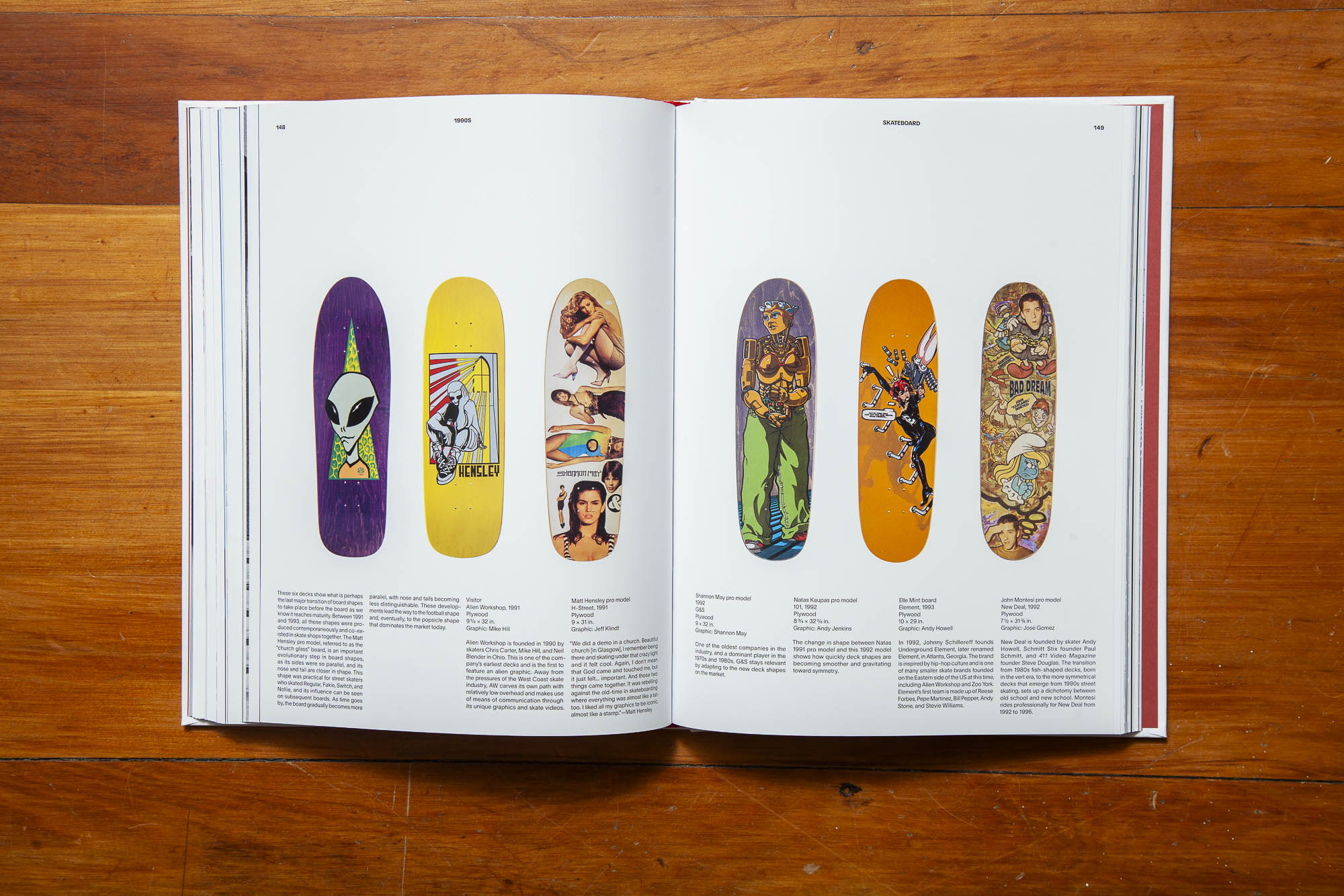 Pages from the new book Skateboard by Jonathan Olivares.