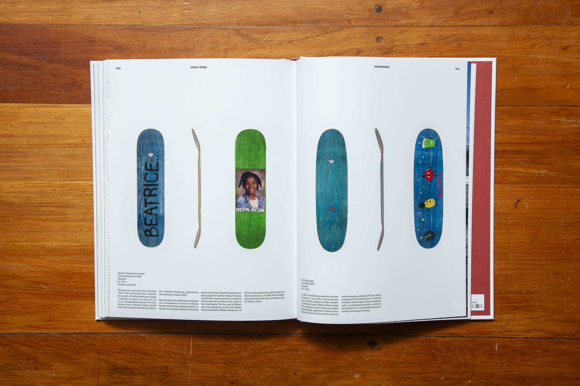 Pages from the new book Skateboard by Jonathan Olivares.