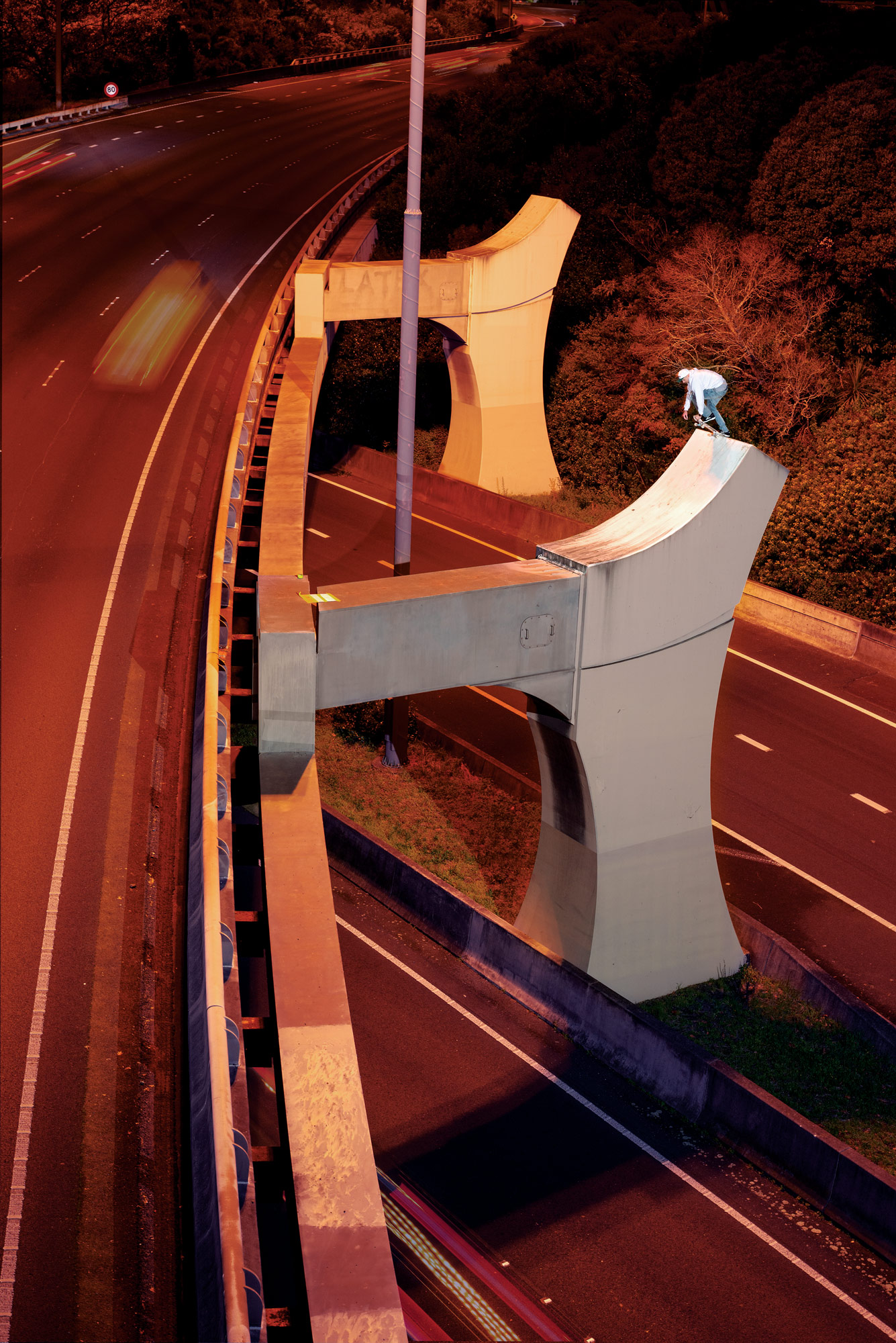 Karl Truell, drop-in, Spaghetti Junction, Auckland. Photo by Dave Chami.