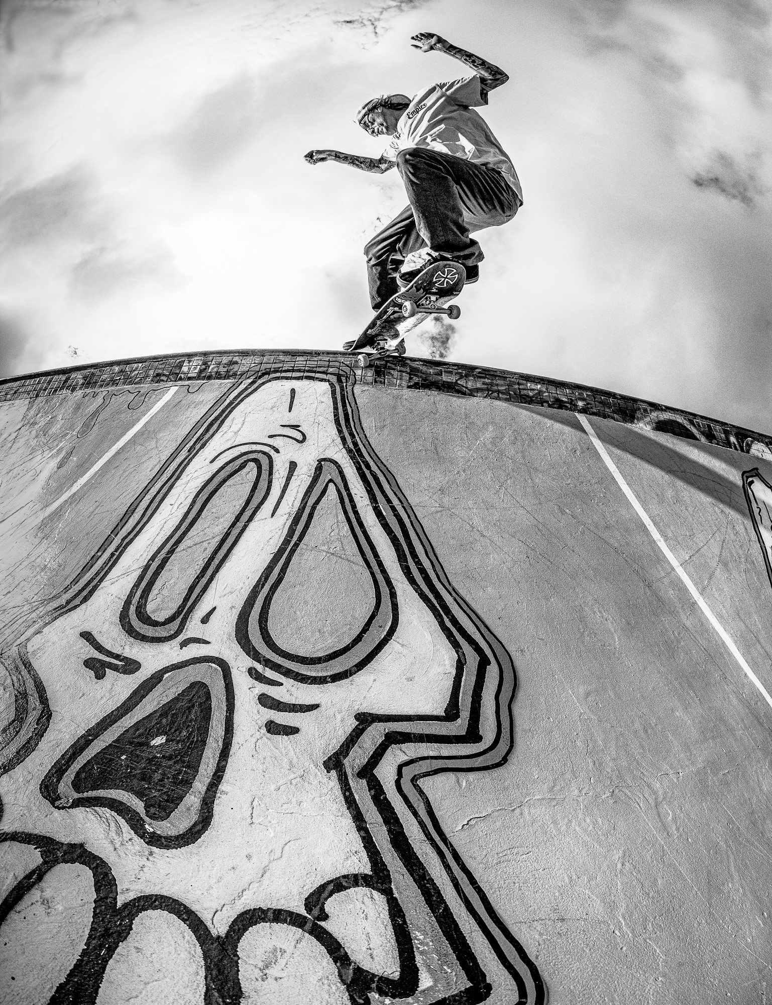 Orson Reynolds, fakie crooked grind, Waitangi Bowl, Wellington. Photo by David Read