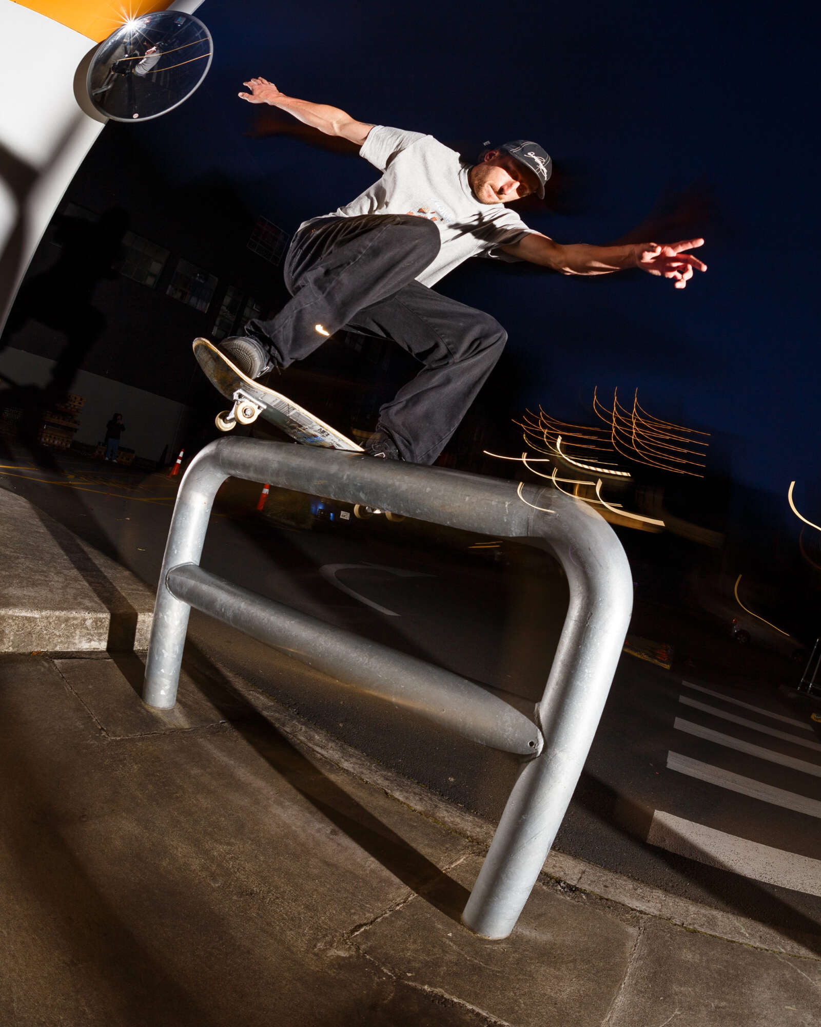 Cullum Pope, frontside lipslide, Briscoes, Wellington. Photo by Callum Parsons.