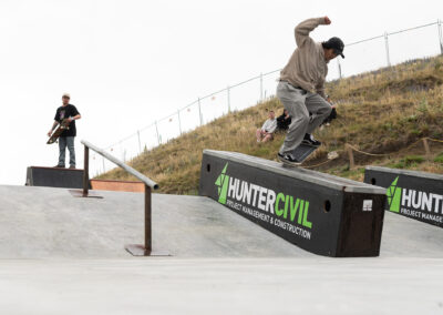 Tom Green, crooked grind. Photo by Mitchell Clark.