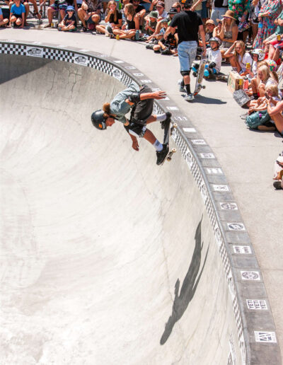 Eddie Acres, backside ollie.