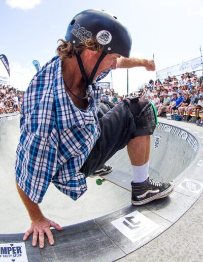 Von Griffin, layback frontside grind to tail.