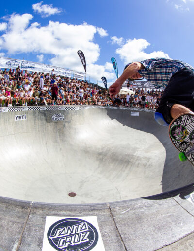 Von Griffin, backside five-0 grind.