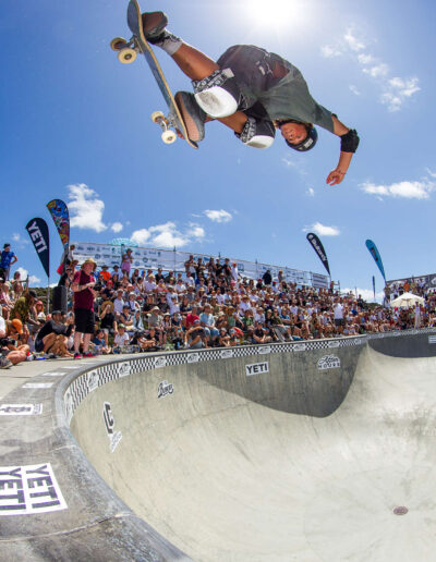 Eddie Acres, backside air.