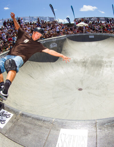 Shaun Boucher, frontside feeble grind.