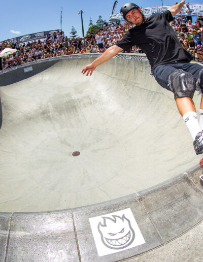 Jackson Bogaerts, frontside feeble grind.