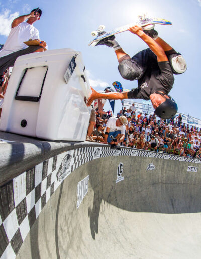 Zedyn Fellows, invert on the Yeti cooler extension.