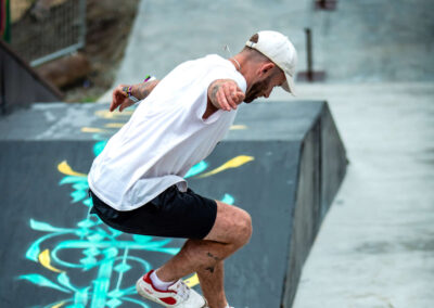 Blake Powell, 360 flip. Photo by Natasha Grego.