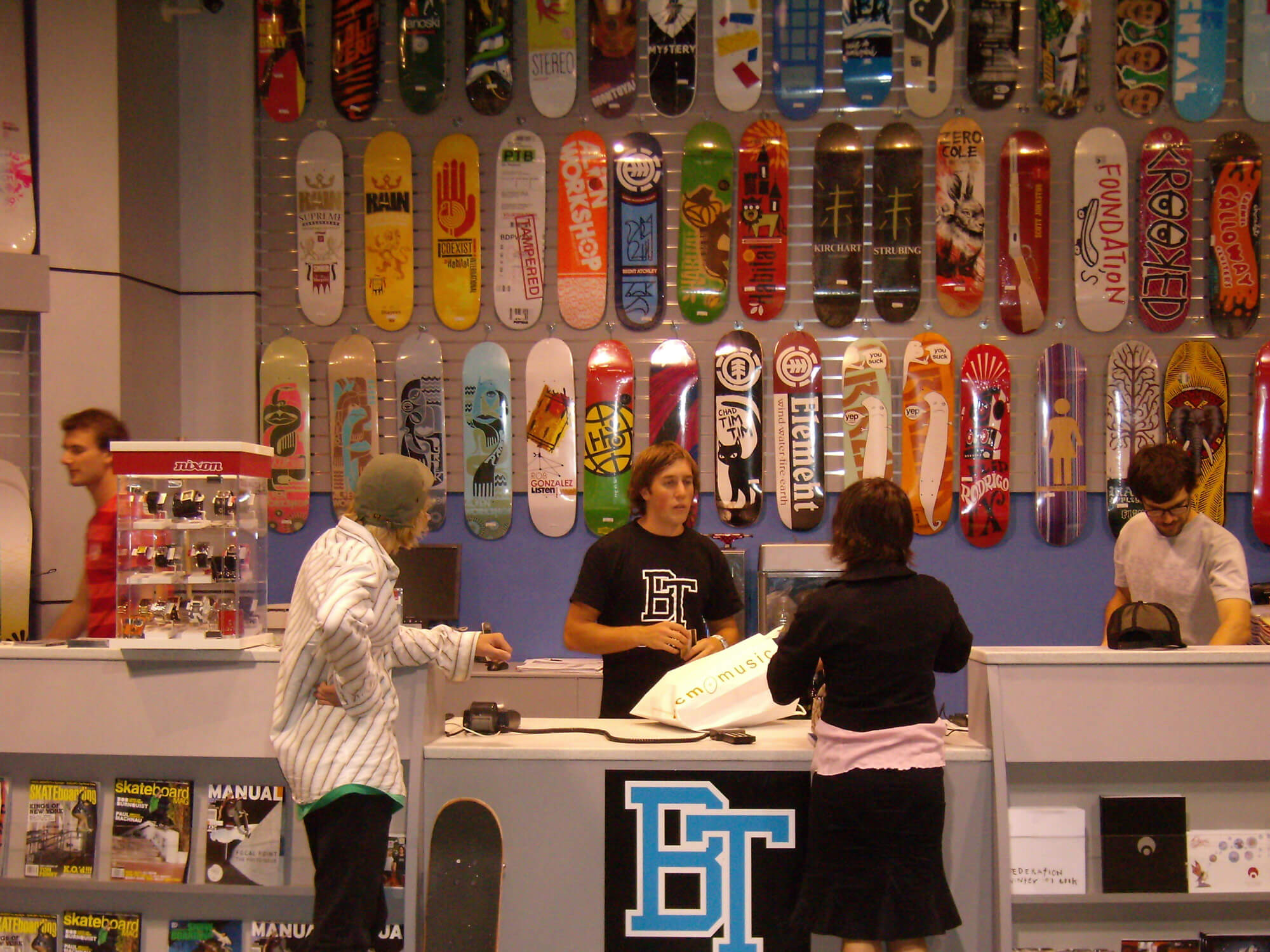 Tim Guy at Boardertown College Hill.