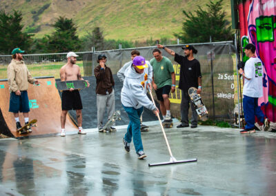 Game of Skate in the rain anyone? Photo by Natasha Grego.