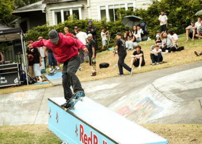 Deacon King, backside five-0 grind at the Tole Super Bowl 2025. Photo by Connor Hill.