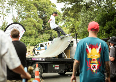 Simon Thorp, frontside feeble at the Tole Super Bowl 2025. Photo by Connor Hill.