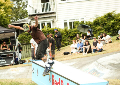 Theo Clarke, backside Smith grind at the Tole Super Bowl 2025. Photo by Connor Hill.