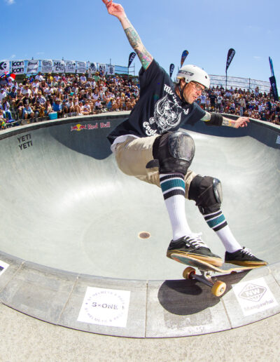 Orson Reynolds, frontside Smith grind.