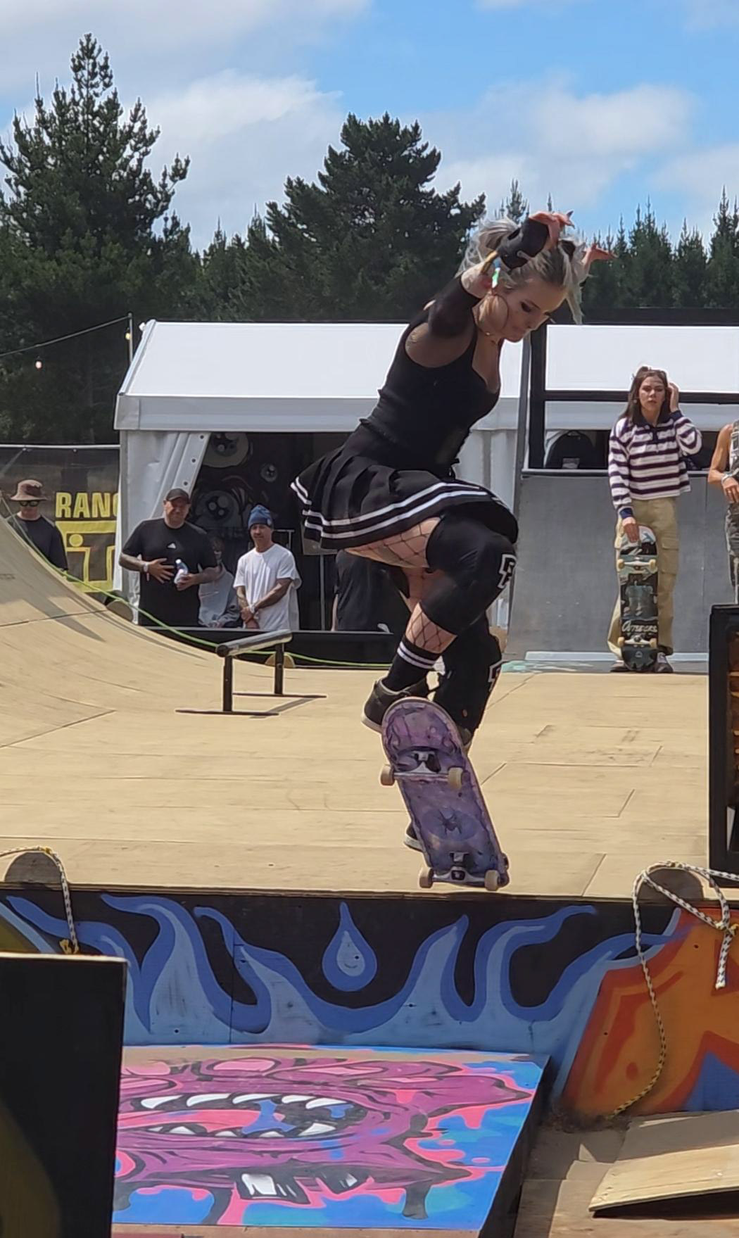 Sam Novak, backside 180. Photo by Tom Peden.