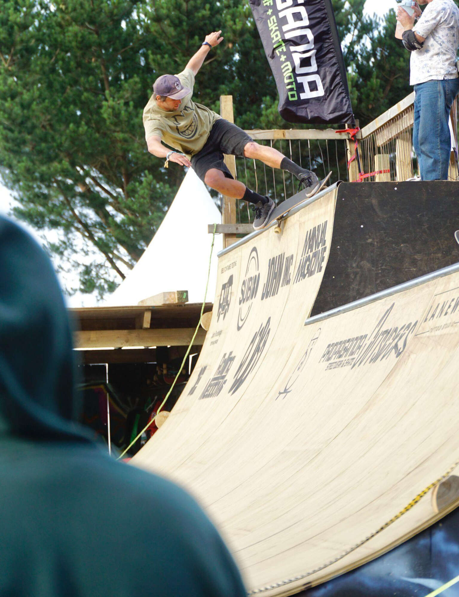 Sam Novak, backside 180. Photo by Tom Peden.