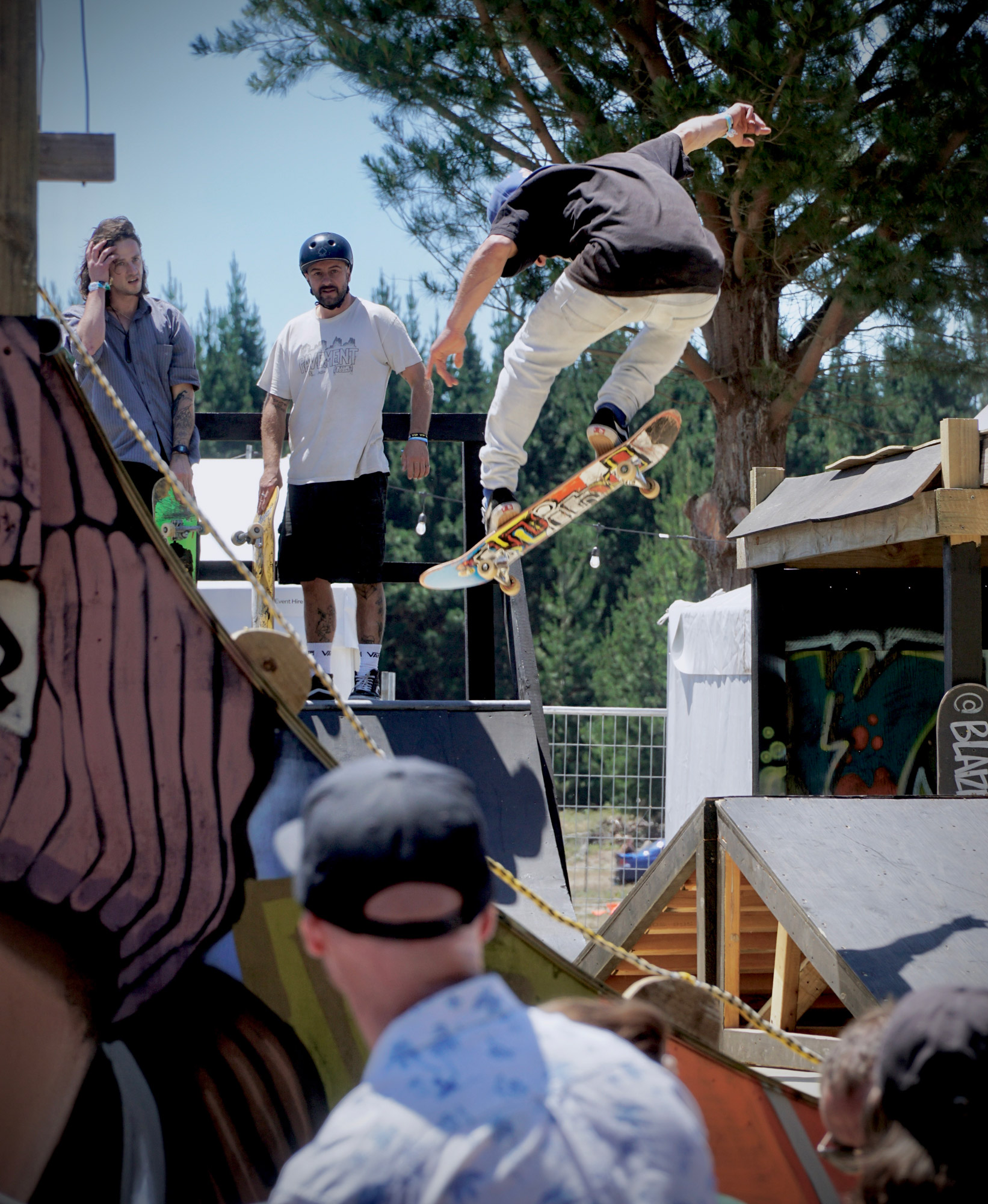 Sam Novak, backside 180. Photo by Tom Peden.