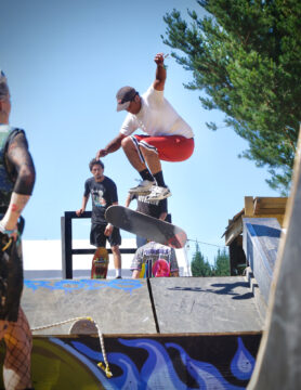 Pauly Kauri, 360 flip. Photo by Tom Peden.
