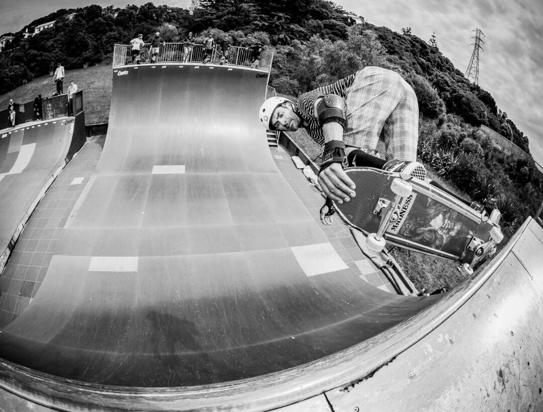 Trevor, edging.