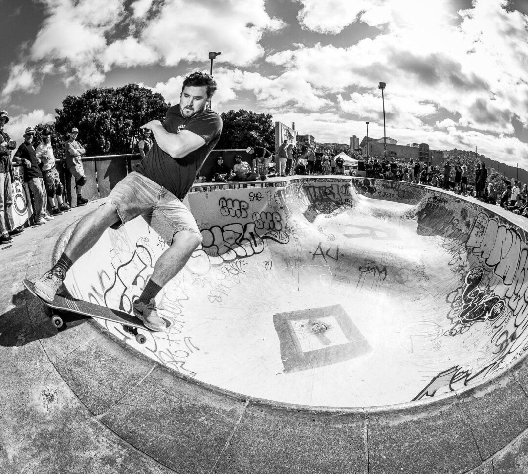 Luke Harwood, frontside lipslide.