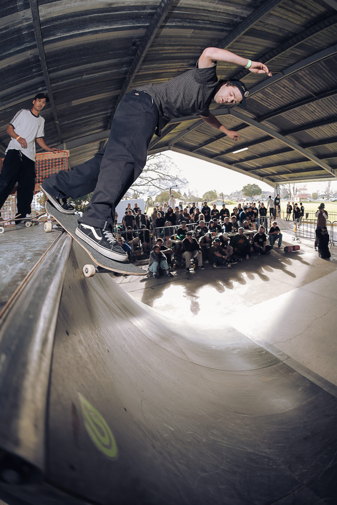 Josh Wilson, backside smith grind.