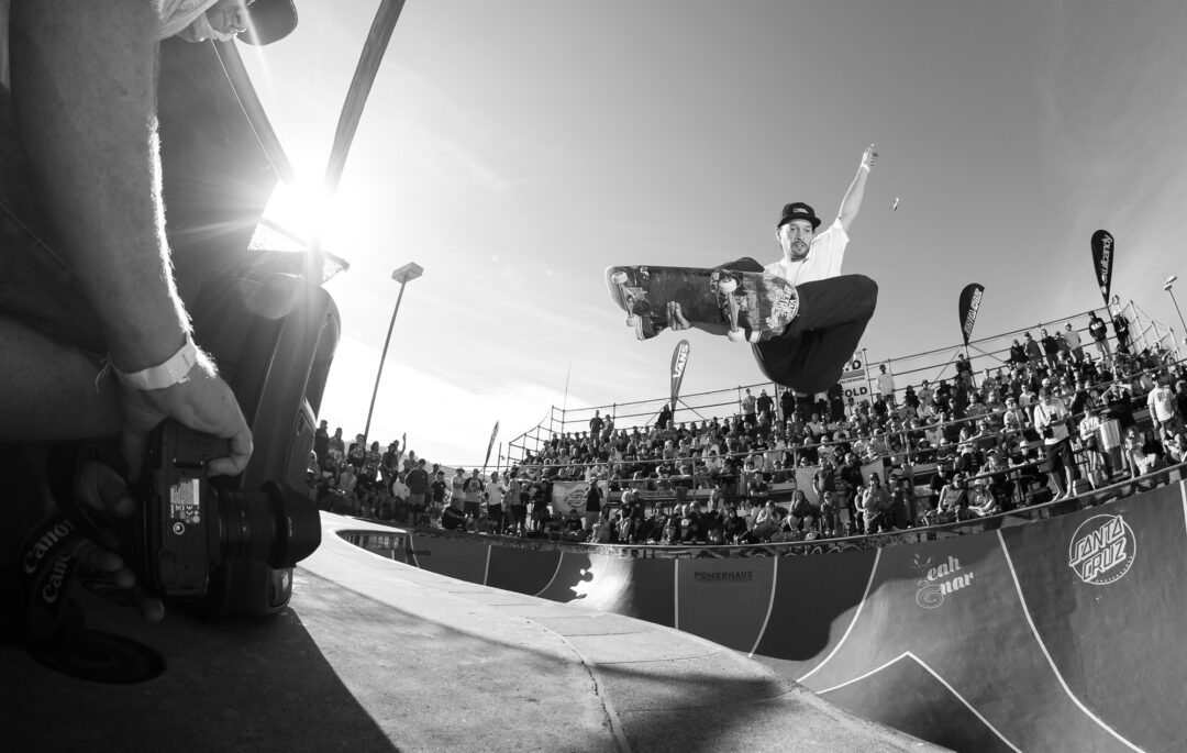 Bowman Hansen, frontside stalefish, Photo by Jake Hood