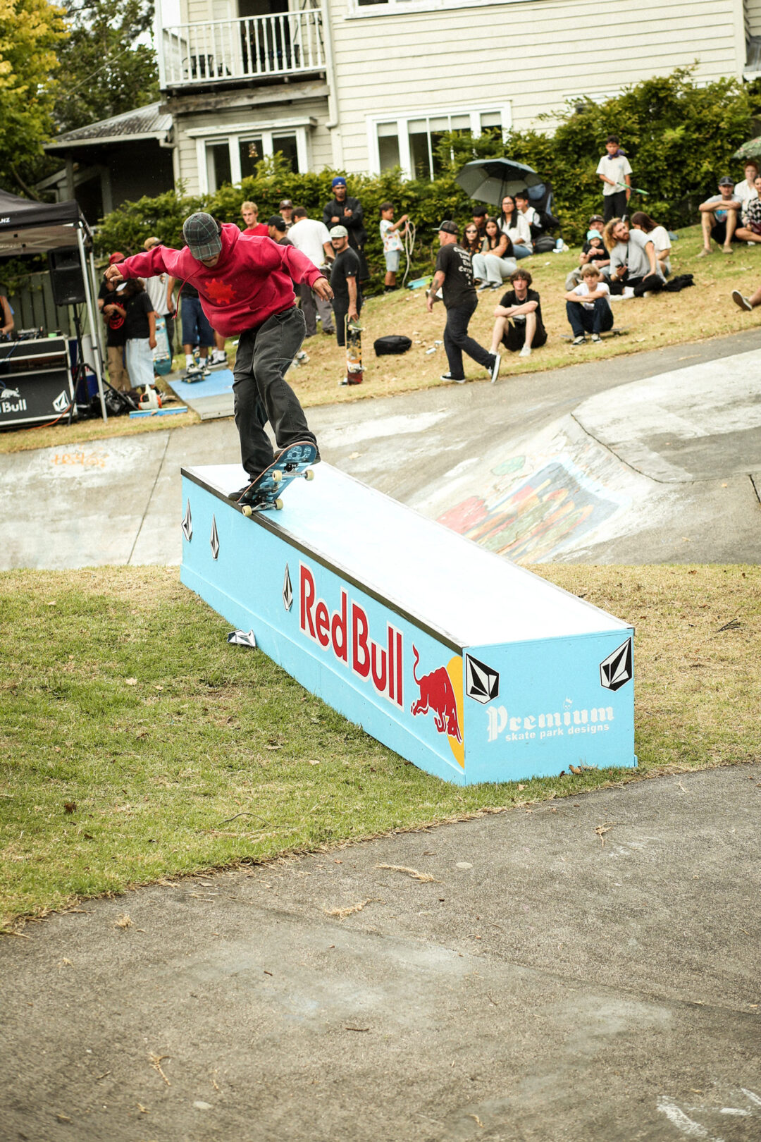 Deacon King, backside five-0 grind at the Tole Super Bowl 2025. Photo by Connor Hill.