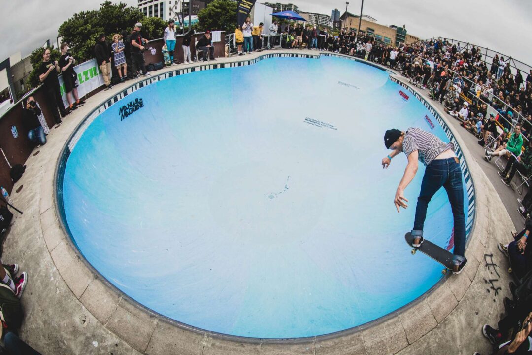 Shaun Boucher, backside tailslide.