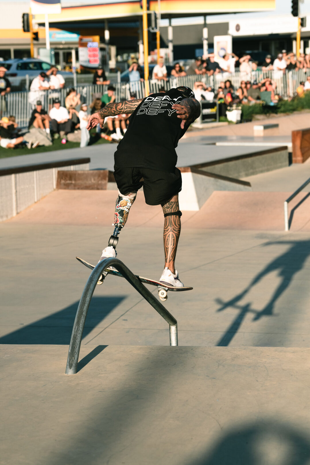 Boardslide at the 2025 Skateboard Nationals in Mount Maunganui.
